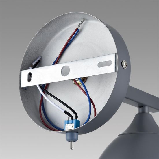 8096/1W MODERNI LN26 339 серый/серый металл, дерево/металл Бра Е27 1*60W 220V COLANGE