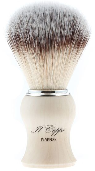 Помазок для бритья IL Ceppo, пластик, синтетический ворс, рукоять - цвет слоновой кости