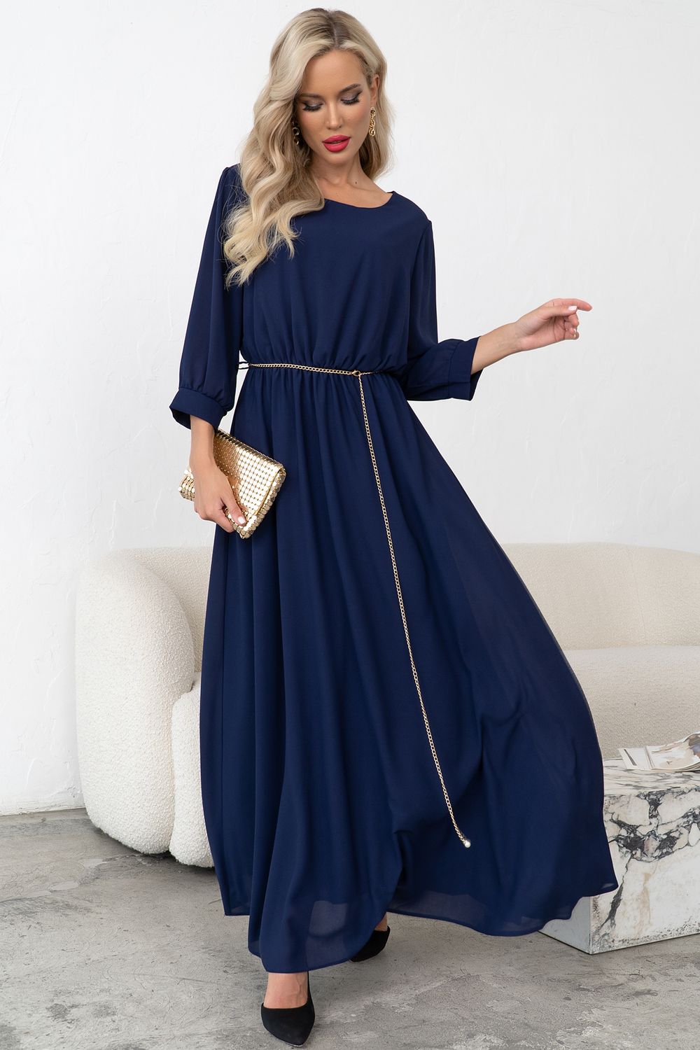 Платье Мая (синий) Р11-1250/3 Nikol