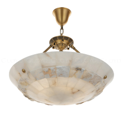 Люстра Cloyd TELEMACH C6 / Ø60 см - алебастр - латунь (арт.12347)