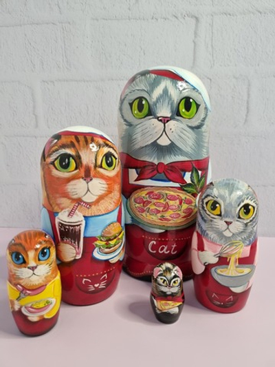 Матрешка "Повар" 5мест