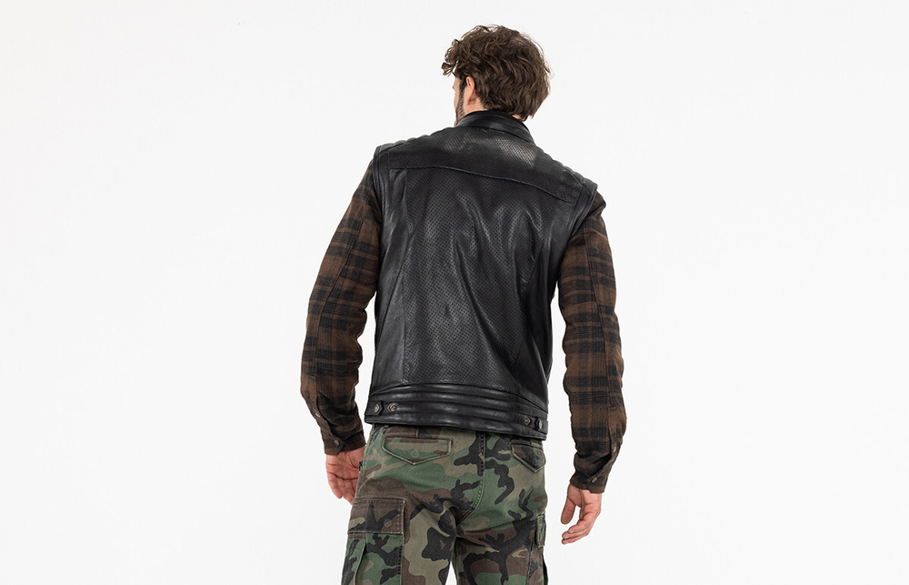 Кожаный жилет John Doe Storm