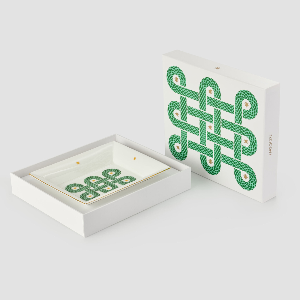 Вид-пош Farforite «Сплетено» в подарочной коробке