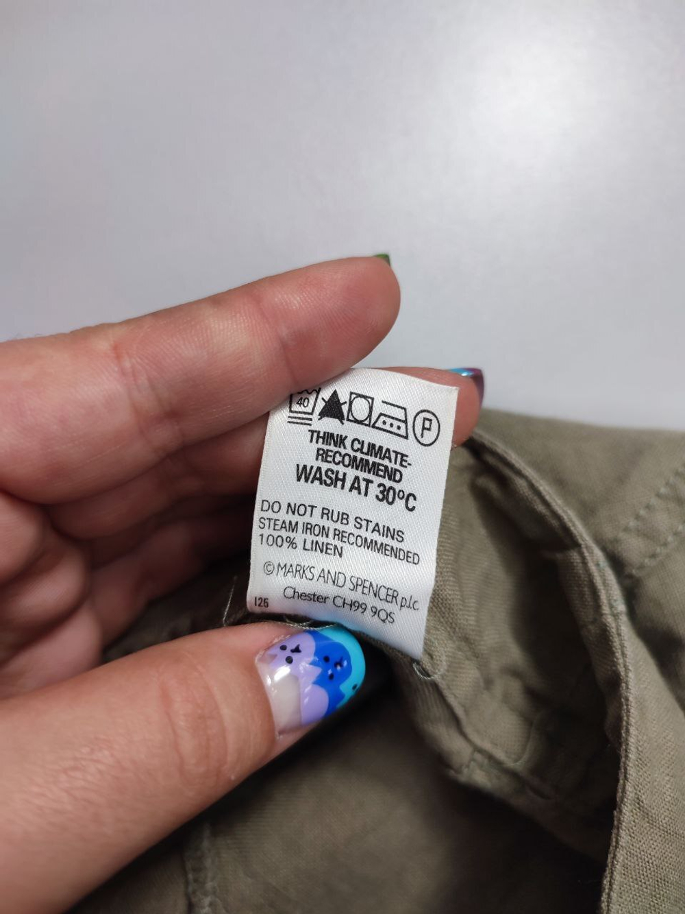 Юбка Marks & Spencer из льна 46 размер