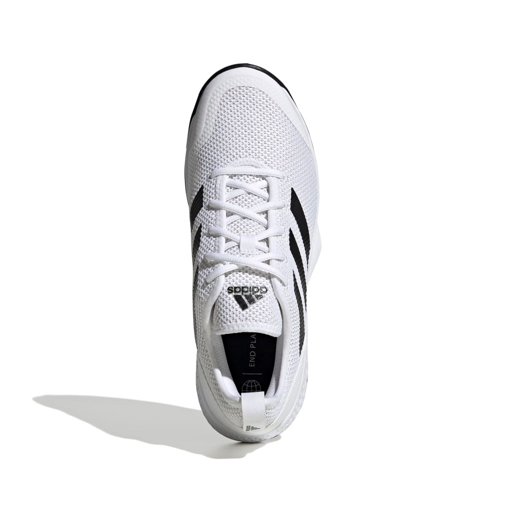 Мужские кроссовки теннисные Adidas Court Flash M - white/core black