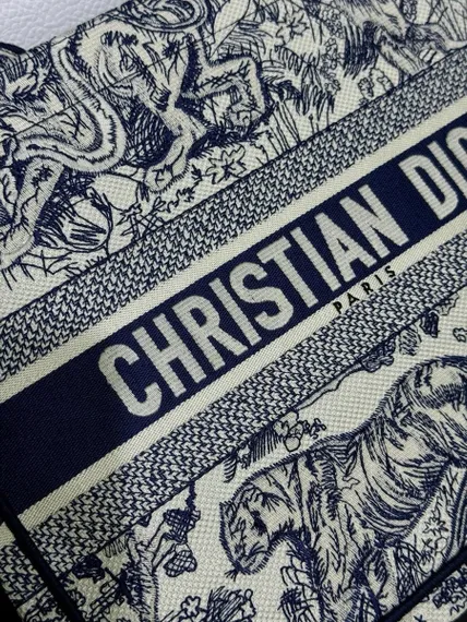 Сумка Dior Book Tote, модель маленького формата синий