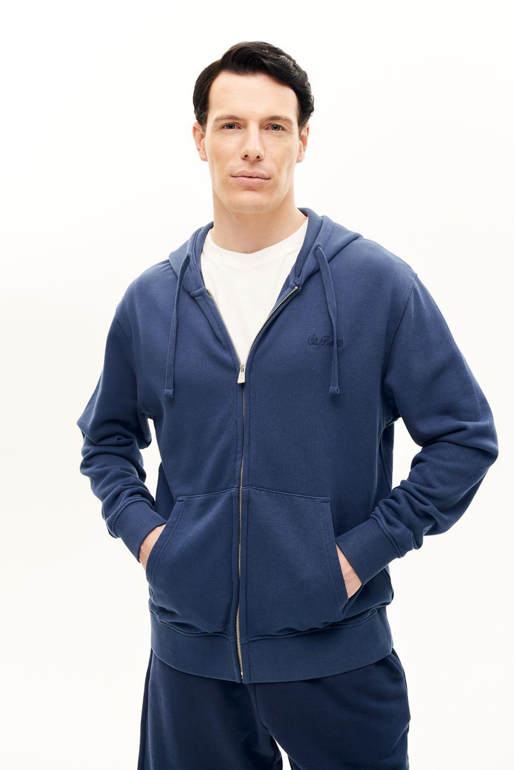 Худи муж. Saint Barth Danny синий графит