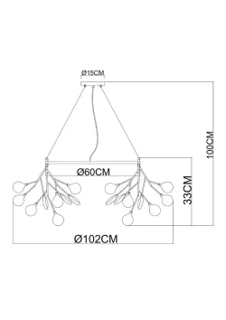 Подвесная люстра Arte Lamp