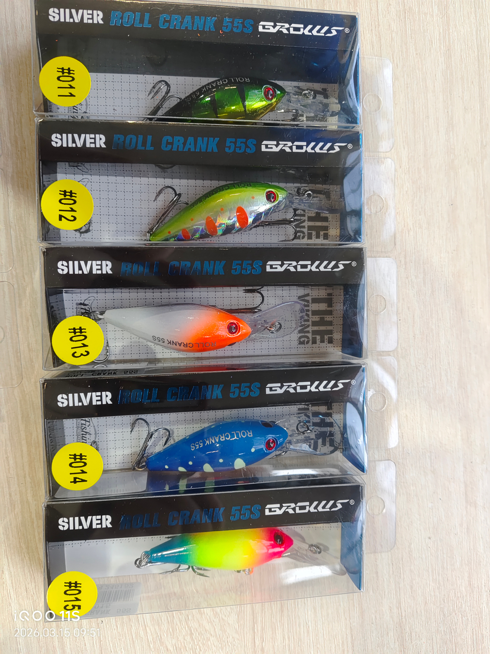 Воблер длина :55мм вес: 8.5г заглубление :0.3-1.5м