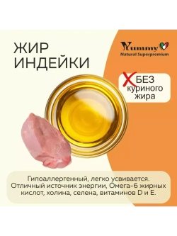 Корм для собак средних и крупных пород, индейка 2,5 кг