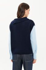 23447 Джемпер женский (синий)