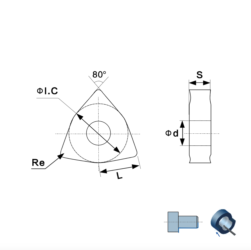 WNMG080408-SM3 VM1020 пластина для точения