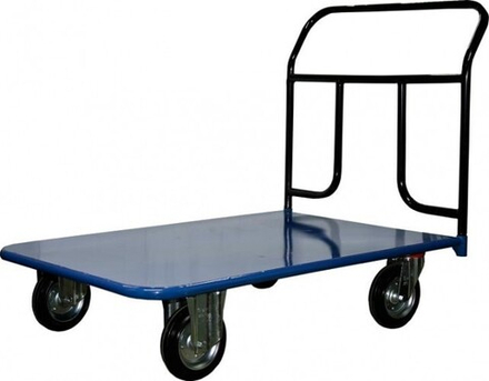 Тележка платформенная СТЕЛЛА-ТЕХНИК КП-450 4-х колесная (700х1250) 200-K, до 550 кг КП-450-200-К