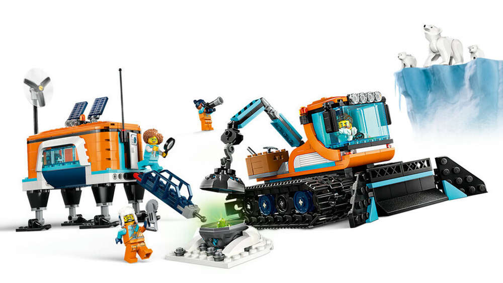 Конструктор LEGO City 60378 Грузовик Arctic Explorer и мобильная лаборатория