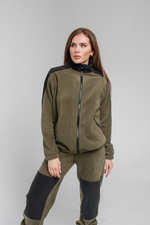 Флисовый костюм женский комби