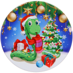 Подставка под кружку керамическая 10см «Змей Харуко»