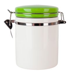 Банка для сыпучих продуктов (клипс) " " 14*10*15см. v=630мл. (керамика)