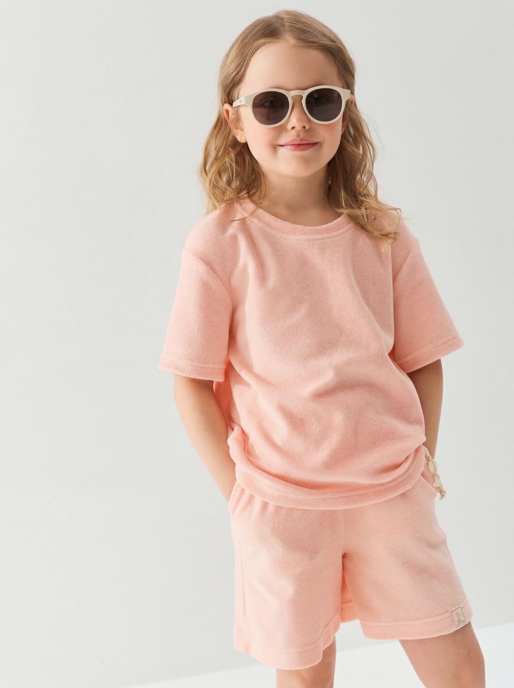 Футболка махровая "Персик"