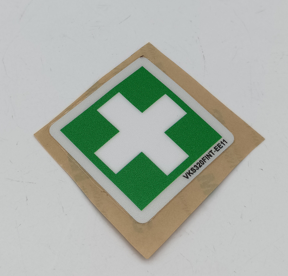 Плакард (наклейка) VKS320FINT-EE11