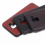 Панель из экокожи Рептилия для Samsung Galaxy J6 (2018), 010027 Коричневый