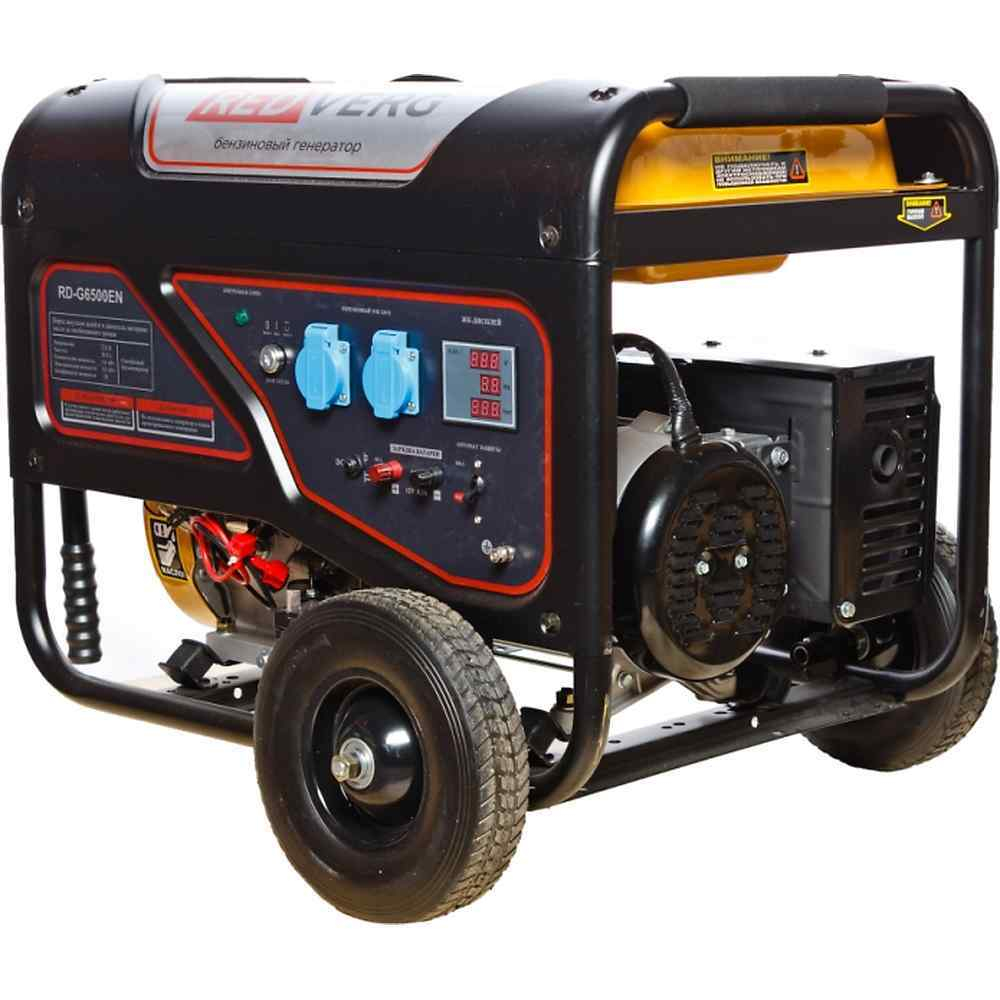Бензиновый генератор (6.5 кВт) REDVERG RD-G6500EN