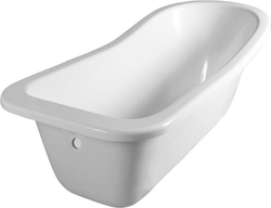 Ванна из литьевого мрамора Эстет Царская 170х73 белая, ФР-00000685