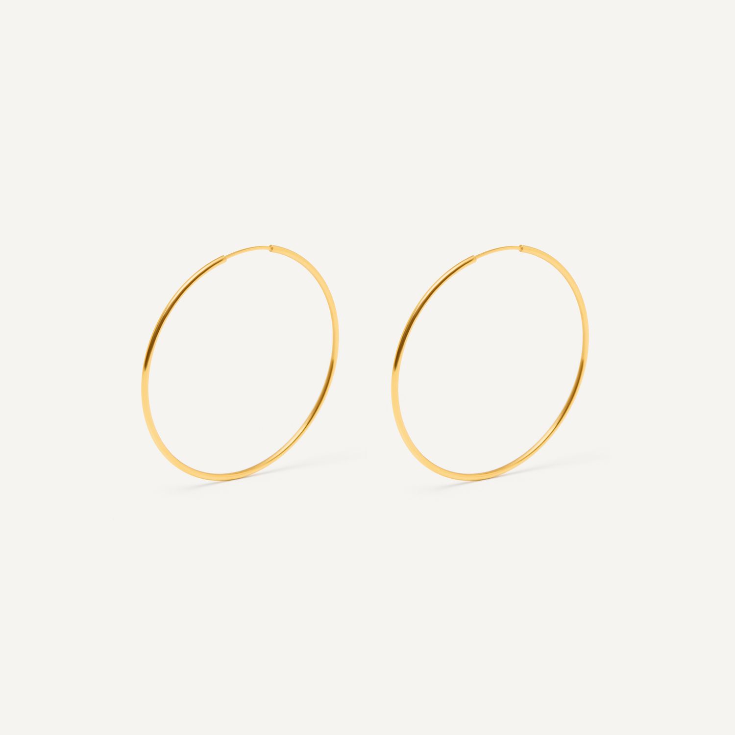 Серьги Wide Gold Congo - 5 cm