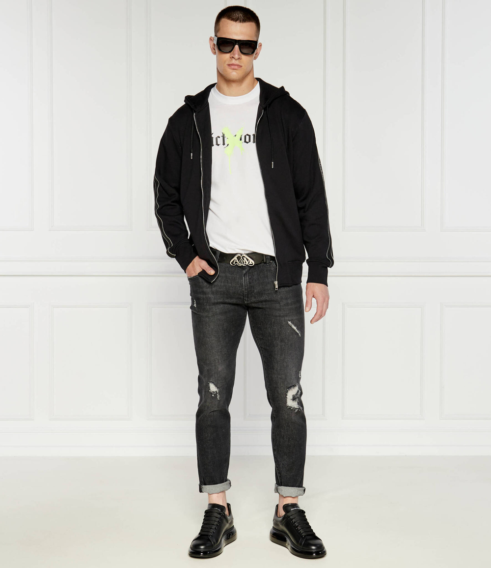 Худи Alexander McQueen - черный(654794 QXAAP)