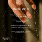 Advanced Clinicals, Collagen, лифтинговое масло для тела, 355 мл (12 жидк. унц.)