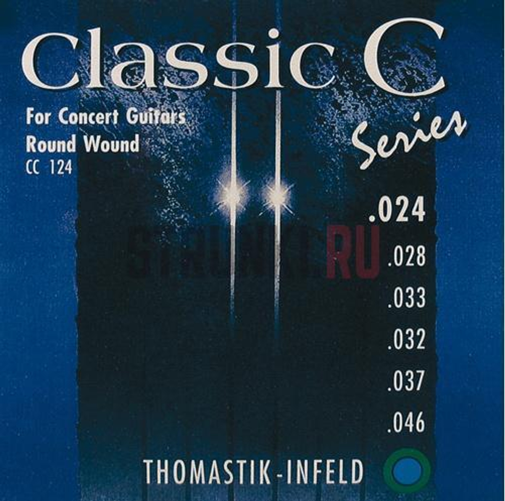 Thomastik CC124 Classic C Комплект струн для классической гитары, 24-46.