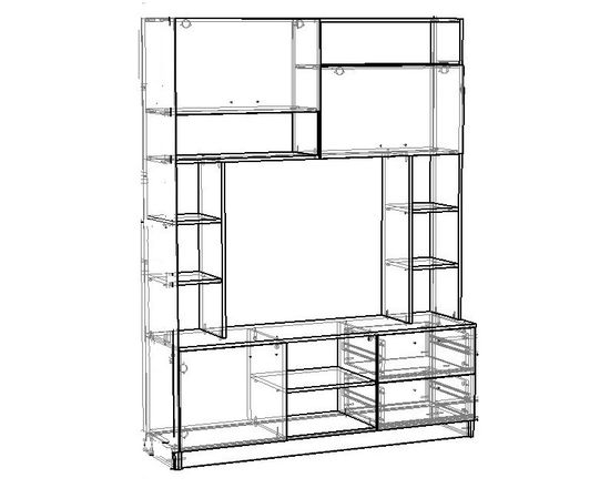 Гостиная ФОДЖА-3 правая