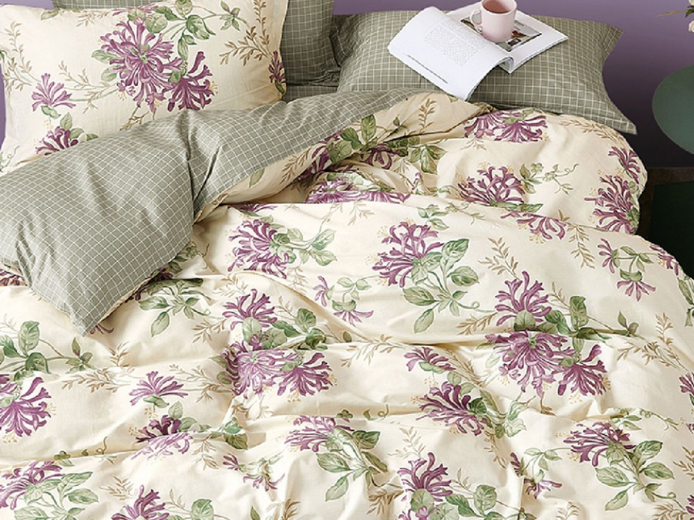 Постельное белье 2 спальное евро Asabella 1571-6