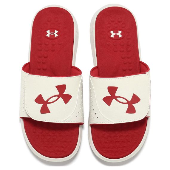 Under Armour Ignite Pro Slide 'Summit White Inferno Red'