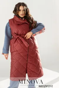 Жилет 2312-бордо Minova