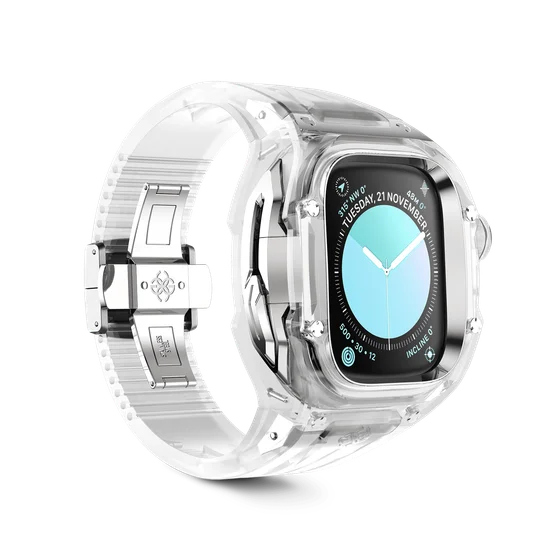 Корпус для Apple Watch - RSTRIII49 - CRYSTAL STEEL