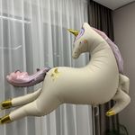 К Шар (45''/114 см) Фигура, Нежный единорог, Сатин (БГ-)