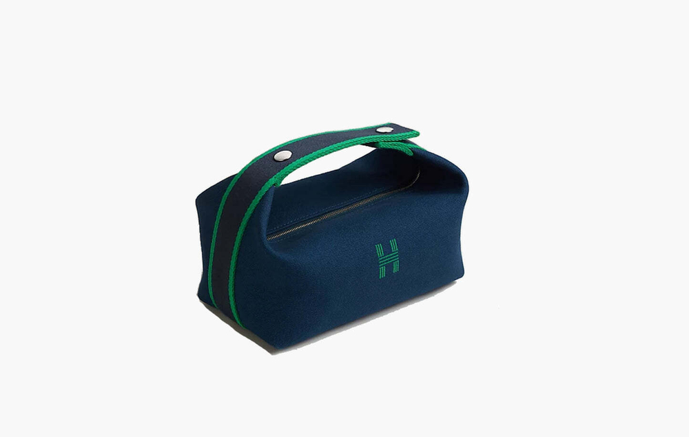 Сумка Hermes Small Bride-A-Brac Case "Canvas & Marine"