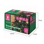 Электрогирлянда-конский хвост комнатная, 2 м, 200 LED, тёплый белый, 220 V, ЗОЛОТАЯ СКАЗКА, 591365