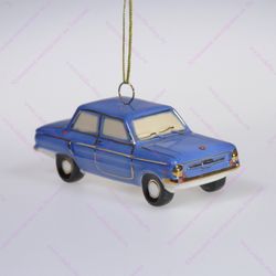 Фарфоровая ёлочная игрушка Запорожец Ушастый