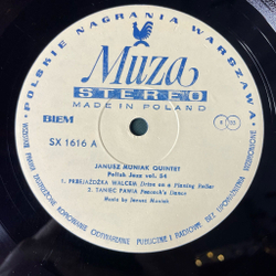 Винтажная виниловая пластинка LP Janusz Muniak Quintet Question Mark (Польша 1978) Польский Джаз