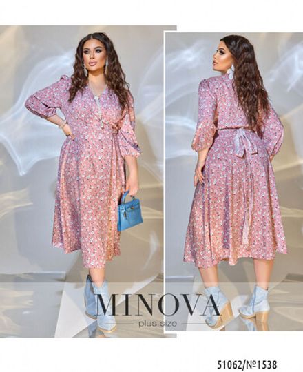 Платье 1538-пудра Minova Фото 1