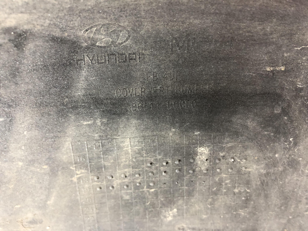 Бампер передний Kia Rio 4 (FB) 17-20 Б/У Оригинал 86511H0000