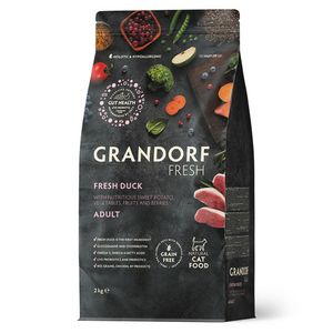 Сухой корм GRANDORF Fresh Cat ADULT Duck&Sweet Potato для кошек из свежего мяса утки с бататом