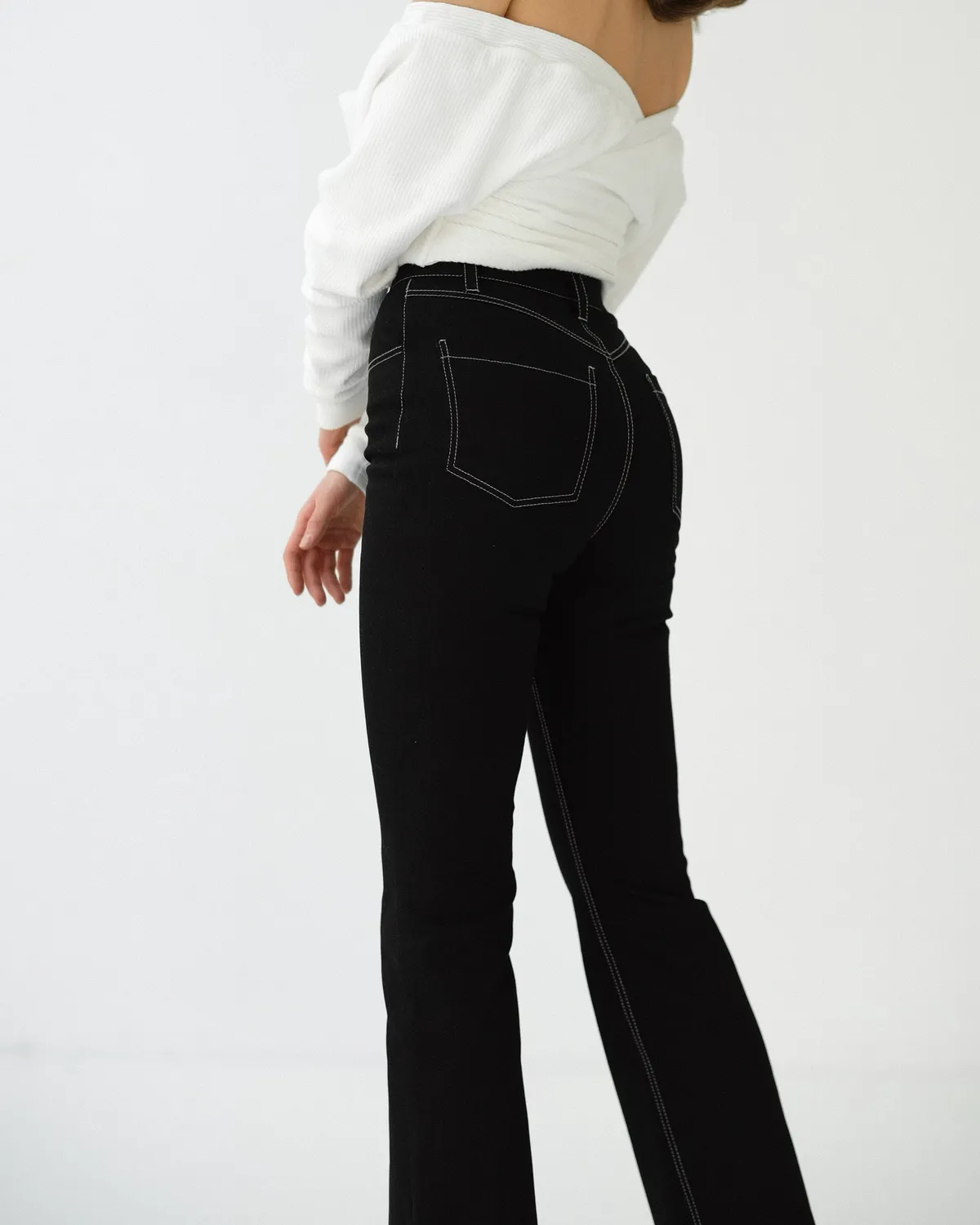 Джинсы клёш Carbon