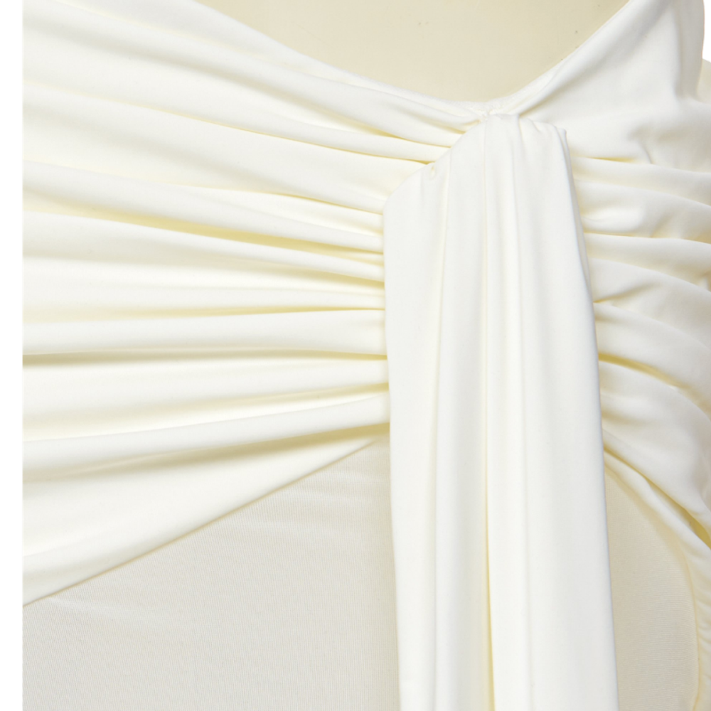 Комплект: платье, лиф, юбка со шлейфом из бифлекса