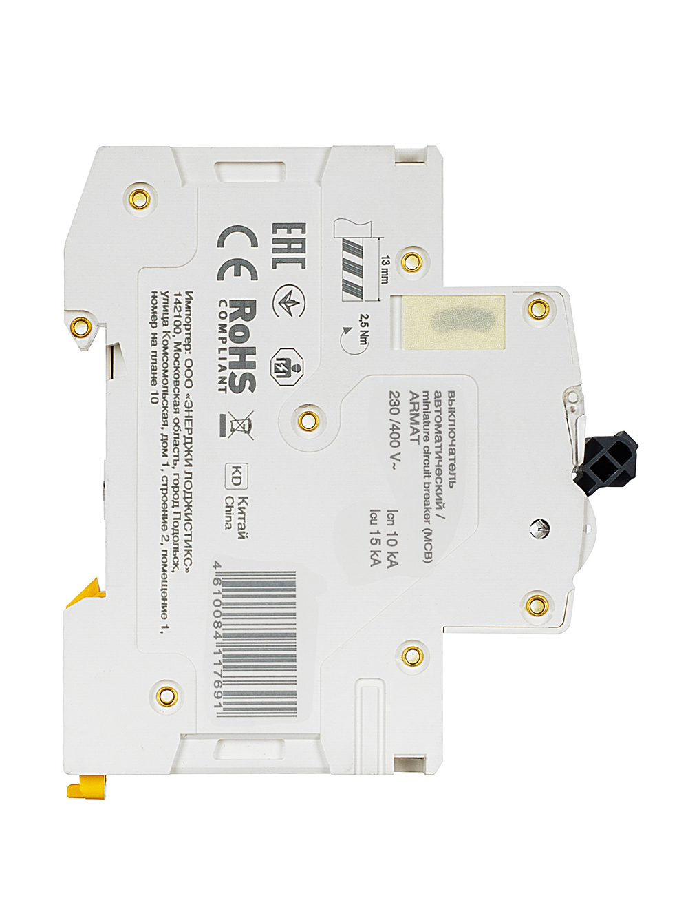 ARMAT Автоматический выключатель M10N 1P C 10А IEK
