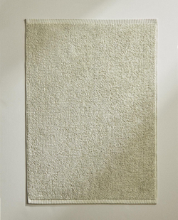 Zara Home - Гладкий нескользящий коврик для ванной, зеленый, 50x70 см