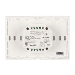 Панель Sens SMART-P79-DIM White (230V, 4 зоны, 2.4G) (Arlight, IP20 Пластик, 5 лет) 028398