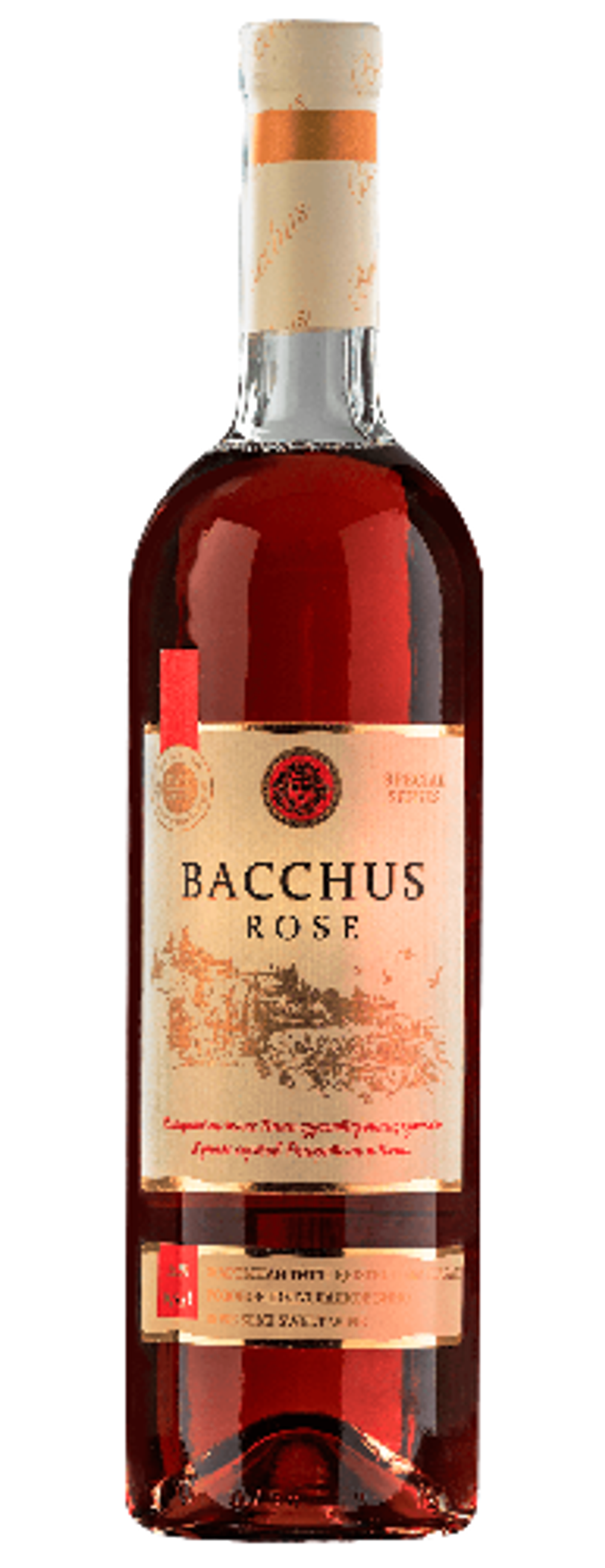 Вино Bacchus Rose полусладкое 0,75 л