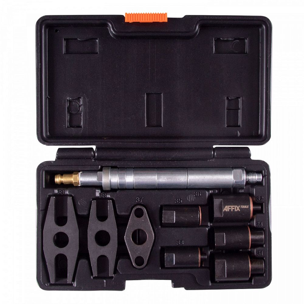 AFFIX (AF12013009C) Набор прижимных форсуночных адаптеров, 9 предметов, кейс